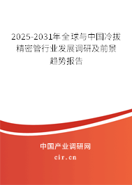 2025-2031年全球與中國冷拔精密管行業(yè)發(fā)展調(diào)研及前景趨勢報告