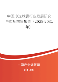 中國(guó)冷凍球囊行業(yè)發(fā)展研究與市場(chǎng)前景報(bào)告（2025-2031年）