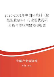 2025-2031年中國PI漿料（聚酰亞胺漿料）行業現狀調研分析與市場前景預測報告