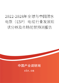 2022-2028年全球與中國潛水電泵（ESP）電纜行業發展現狀分析及市場前景預測報告
