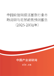 中國軟管隔膜活塞泵行業市場調研與前景趨勢預測報告（2025-2031年）