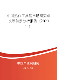 中國熱作工具鋼市場研究與發展前景分析報告（2023年）