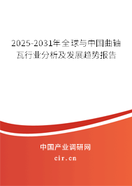 2025-2031年全球與中國曲軸瓦行業分析及發展趨勢報告