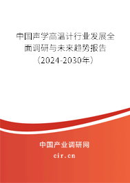 中國聲學(xué)高溫計(jì)行業(yè)發(fā)展全面調(diào)研與未來趨勢報(bào)告（2024-2030年）