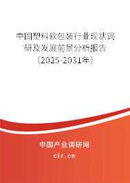 中國塑料軟包裝行業現狀調研及發展前景分析報告（2025-2031年）