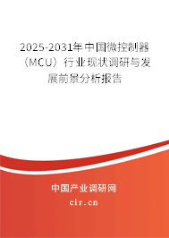 2025-2031年中國微控制器（MCU）行業(yè)現(xiàn)狀調(diào)研與發(fā)展前景分析報(bào)告