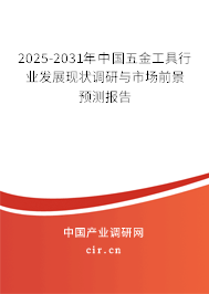 2025-2031年中國五金工具行業發展現狀調研與市場前景預測報告