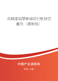 高精度鋁箔項目可行性研究報告（最新版）