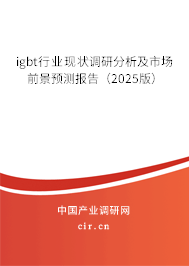igbt行業(yè)現(xiàn)狀調(diào)研分析及市場前景預(yù)測報告（2025版）