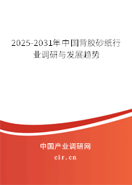 2025-2031年中國背膠砂紙行業調研與發展趨勢