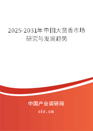 2025-2031年中國大茴香市場研究與發(fā)展趨勢(shì)