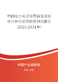 中國電力電子電容器發展現狀分析與前景趨勢預測報告（2025-2031年）