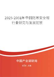 2025-2031年中國防寒安全帽行業研究與發展前景