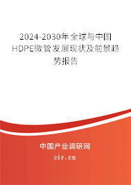 2024-2030年全球與中國HDPE微管發展現狀及前景趨勢報告