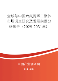 全球與中國六氟丙烯二聚體市場調查研究及發展前景分析報告（2025-2031年）