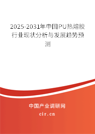 2025-2031年中國PU熱熔膠行業現狀分析與發展趨勢預測
