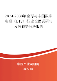 2024-2030年全球與中國數字電視（DTV）行業全面調研與發展趨勢分析報告