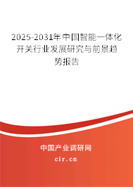 2025-2031年中國智能一體化開關行業發展研究與前景趨勢報告