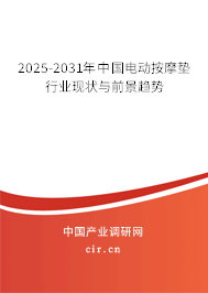 2025-2031年中國電動按摩墊行業現狀與前景趨勢