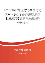2024-2030年全球與中國電動汽車（EV）的熱管理系統行業發展深度調研與未來趨勢分析報告