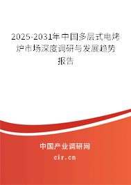 2025-2031年中國多層式電烤爐市場深度調研與發展趨勢報告