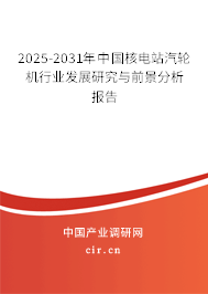 2025-2031年中國核電站汽輪機行業發展研究與前景分析報告