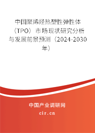 中國聚烯烴熱塑性彈性體（TPO）市場現狀研究分析與發展前景預測（2024-2030年）