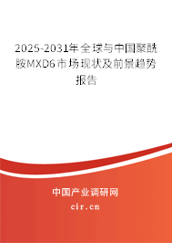 2025-2031年全球與中國聚酰胺MXD6市場現狀及前景趨勢報告