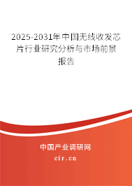 2025-2031年中國無線收發(fā)芯片行業(yè)研究分析與市場前景報(bào)告