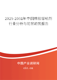2025-2031年中國橡膠增粘劑行業(yè)分析與前景趨勢報(bào)告