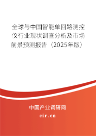 全球與中國(guó)智能單回路測(cè)控儀行業(yè)現(xiàn)狀調(diào)查分析及市場(chǎng)前景預(yù)測(cè)報(bào)告（2025年版）