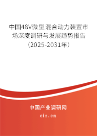 中國48V微型混合動力裝置市場深度調(diào)研與發(fā)展趨勢報告（2025-2031年）