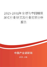 2025-2031年全球與中國觸摸屏IC行業研究及行業前景分析報告