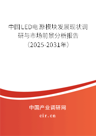 中國LED電源模塊發展現狀調研與市場前景分析報告（2025-2031年）