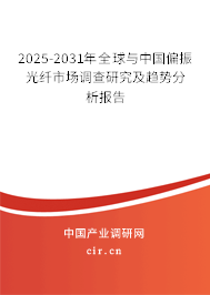 2025-2031年全球與中國偏振光纖市場調(diào)查研究及趨勢分析報(bào)告