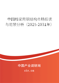 中國橋梁用鋼結構市場現狀與前景分析（2025-2031年）