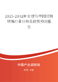 2025-2031年全球與中國切割噴嘴行業分析及趨勢預測報告