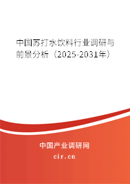 中國蘇打水飲料行業調研與前景分析（2025-2031年）