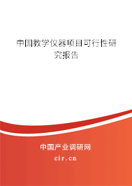 中國教學儀器項目可行性研究報告