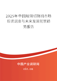 2025年中國玻璃切割機市場現(xiàn)狀調(diào)查與未來發(fā)展前景趨勢報告