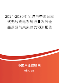 2024-2030年全球與中國感應式無線充電系統(tǒng)行業(yè)發(fā)展全面調研與未來趨勢預測報告