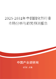2025-2031年中國固化劑行業市場分析與趨勢預測報告