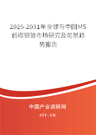 2025-2031年全球與中國(guó)MS低碳鋼管市場(chǎng)研究及前景趨勢(shì)報(bào)告