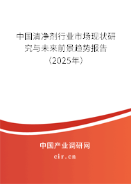 中國(guó)清凈劑行業(yè)市場(chǎng)現(xiàn)狀研究與未來前景趨勢(shì)報(bào)告（2025年）