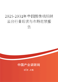 2025-2031年中國攝像機控制云臺行業(yè)現(xiàn)狀與市場前景報告
