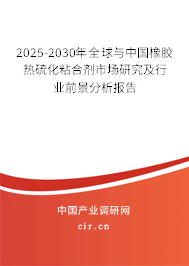 2025-2030年全球與中國橡膠熱硫化粘合劑市場研究及行業前景分析報告