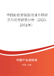 中國有色聚氨酯泡沫市場研究與前景趨勢分析（2025-2031年）