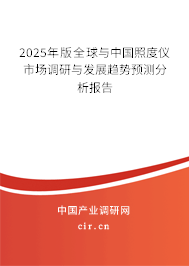 2025年版全球與中國照度儀市場調研與發展趨勢預測分析報告