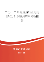 二〇一二年版輪胎行業運行現狀分析及投資前景分析報告