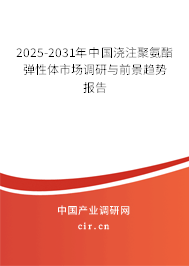 2025-2031年中國澆注聚氨酯彈性體市場調研與前景趨勢報告